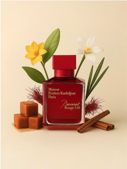 Whispered Gold | Inspired by Baccarat Rouge 540 | saffron, ambergris, cedar, and jasmine | Dupe pheromone perfume | Unisex - Image 2