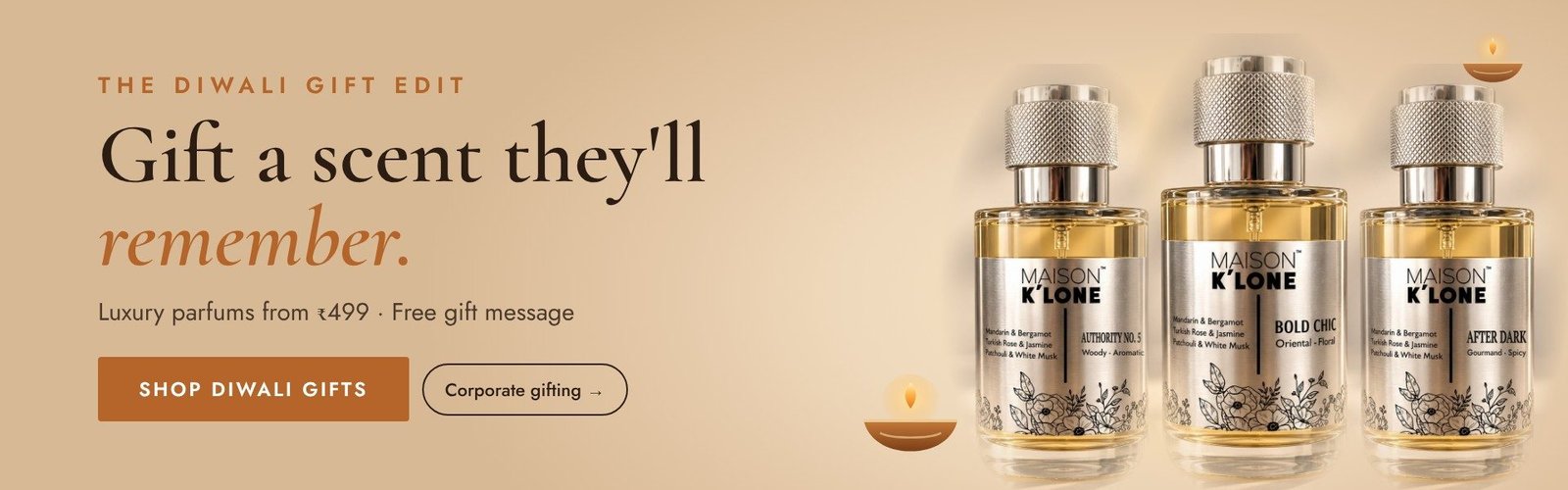 The Maison K'LONE Diwali Gift Edit — gifts from ₹499